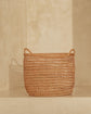 Natural Woven Basket with lids - Medium, Small