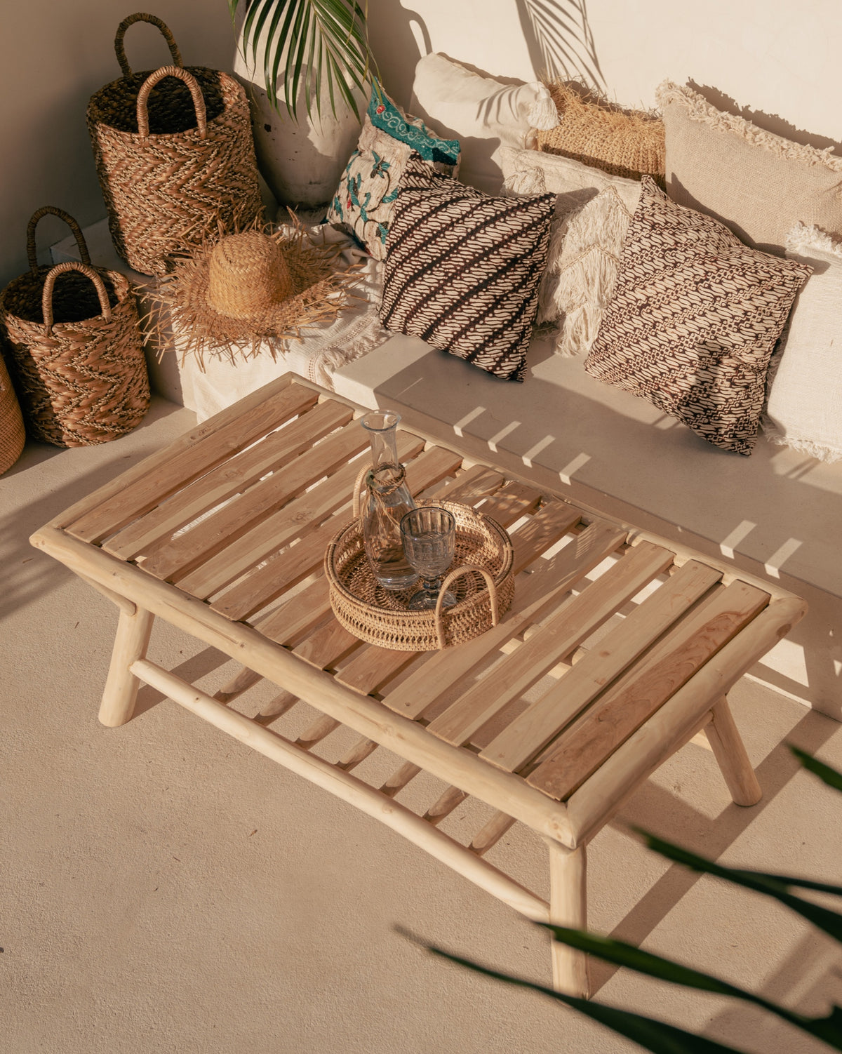 Flores Teak Branch Coffee Table | 120cm long