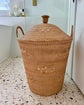 Natural Vase Woven Basket with lid