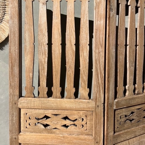 JIWA Tinggi Tall Vintage Original Teak Screen