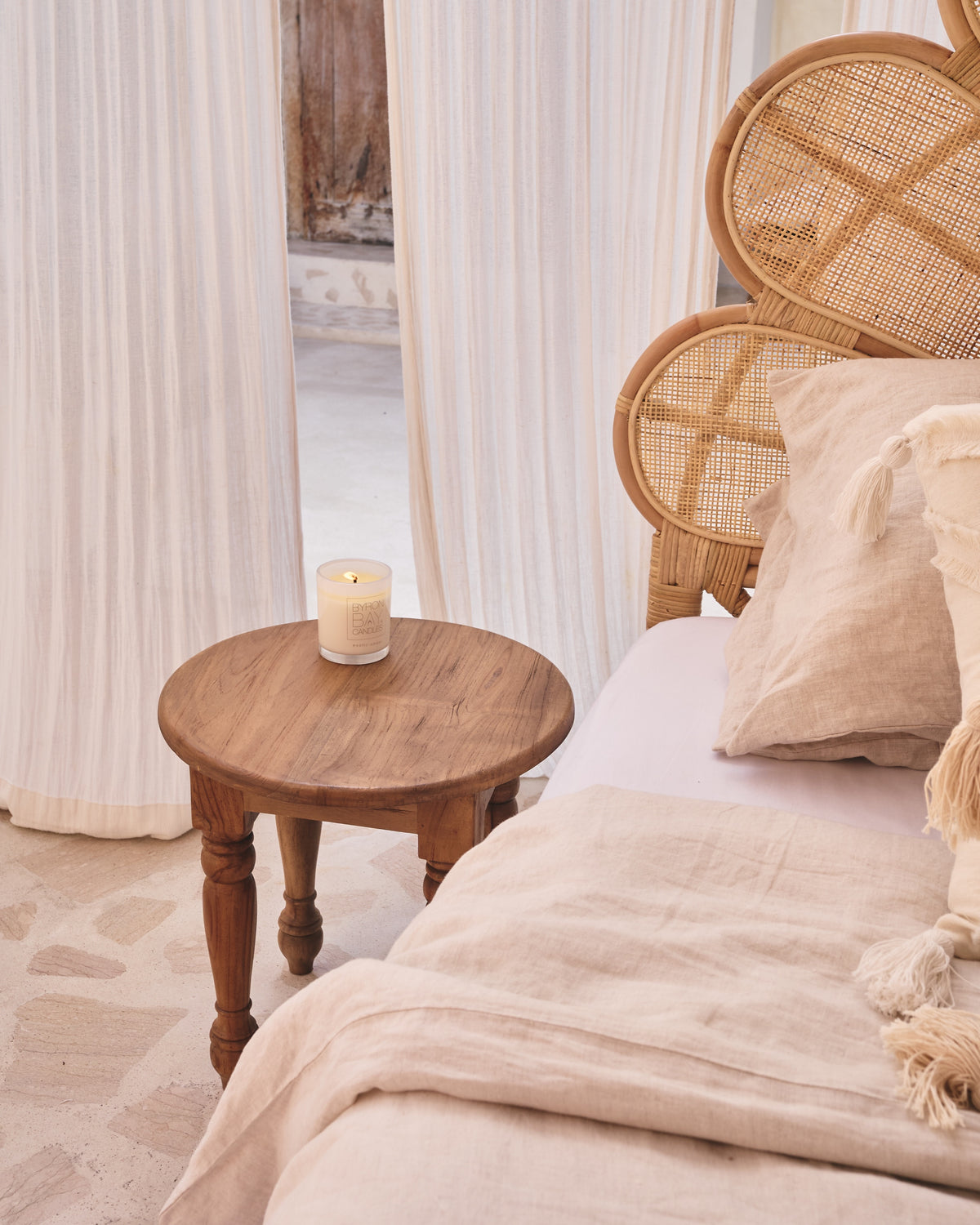 Manis Berber Teak Side Table