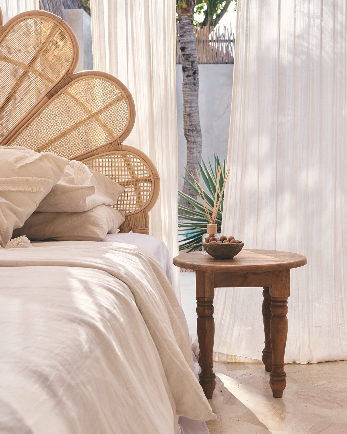 Manis Berber Teak Side Table