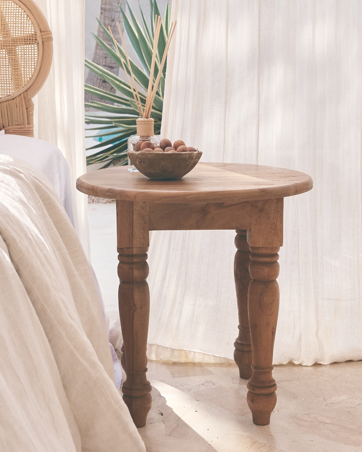 Manis Berber Teak Side Table