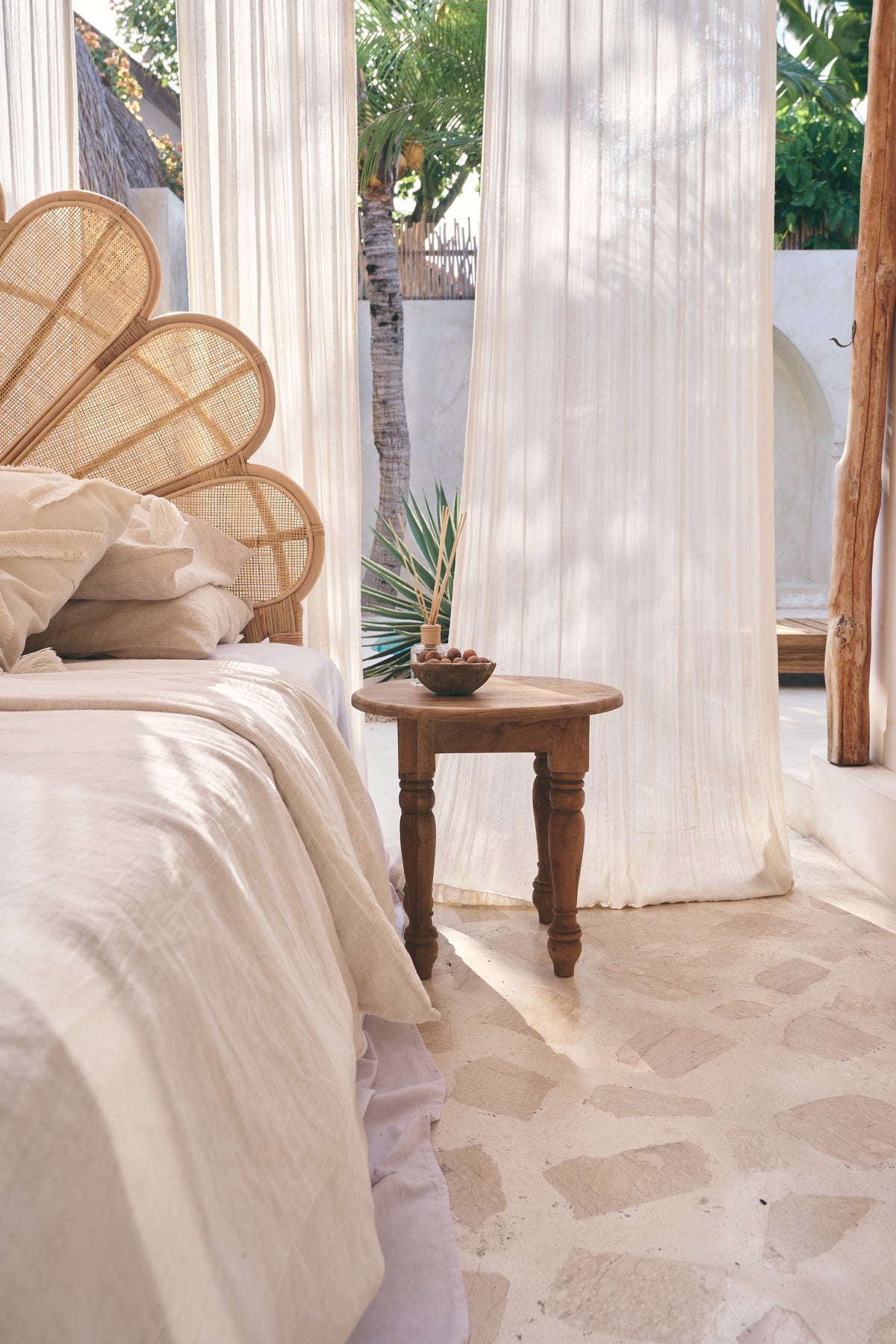 Manis Berber Teak Side Table