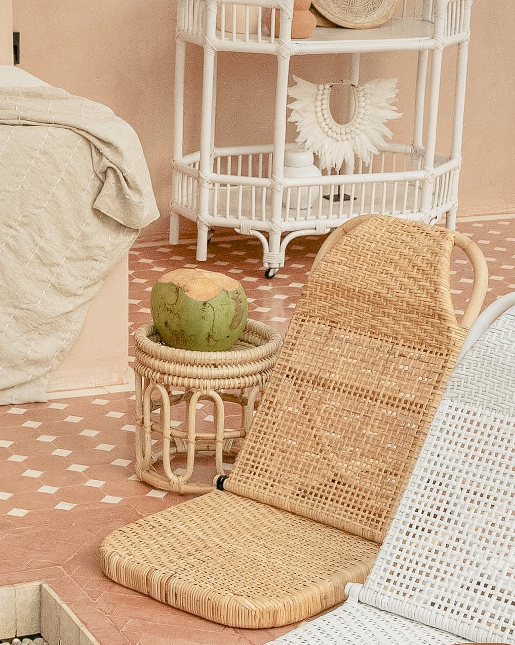 Pagi Rattan Sofa Side Table - Small, Medium, Large