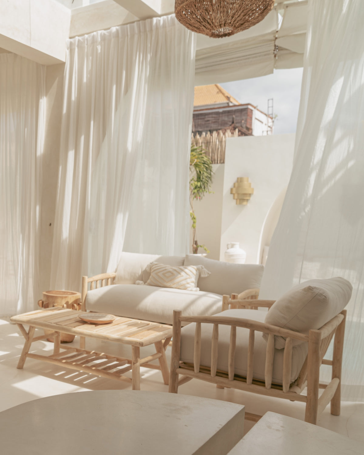 Nusa Teak Branch Sofa - 2 Seater | 140cm long
