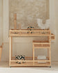 Seseh Rattan Bar Cart Console Trolley