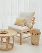 Bukit Wooden Carved Side or Coffee Tables - Natural