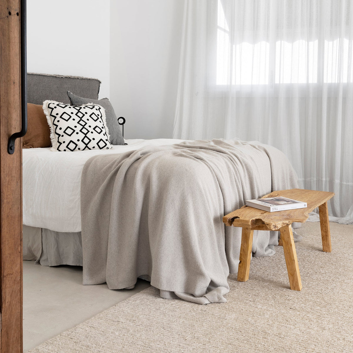 Kayu Teak Bench | Solid Teak Wood 120cm