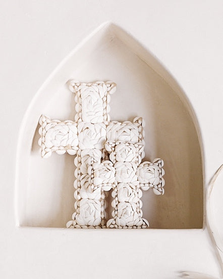 White Shell Crosses