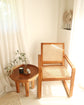 Raja Teak & Woven Rattan Chair