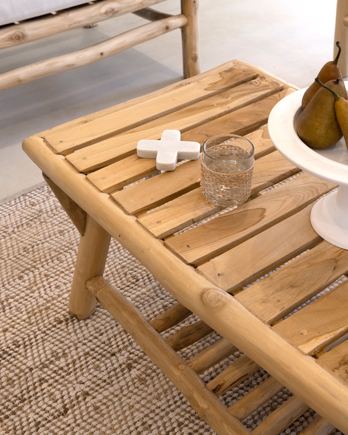 Flores Teak Branch Coffee Table | 120cm long