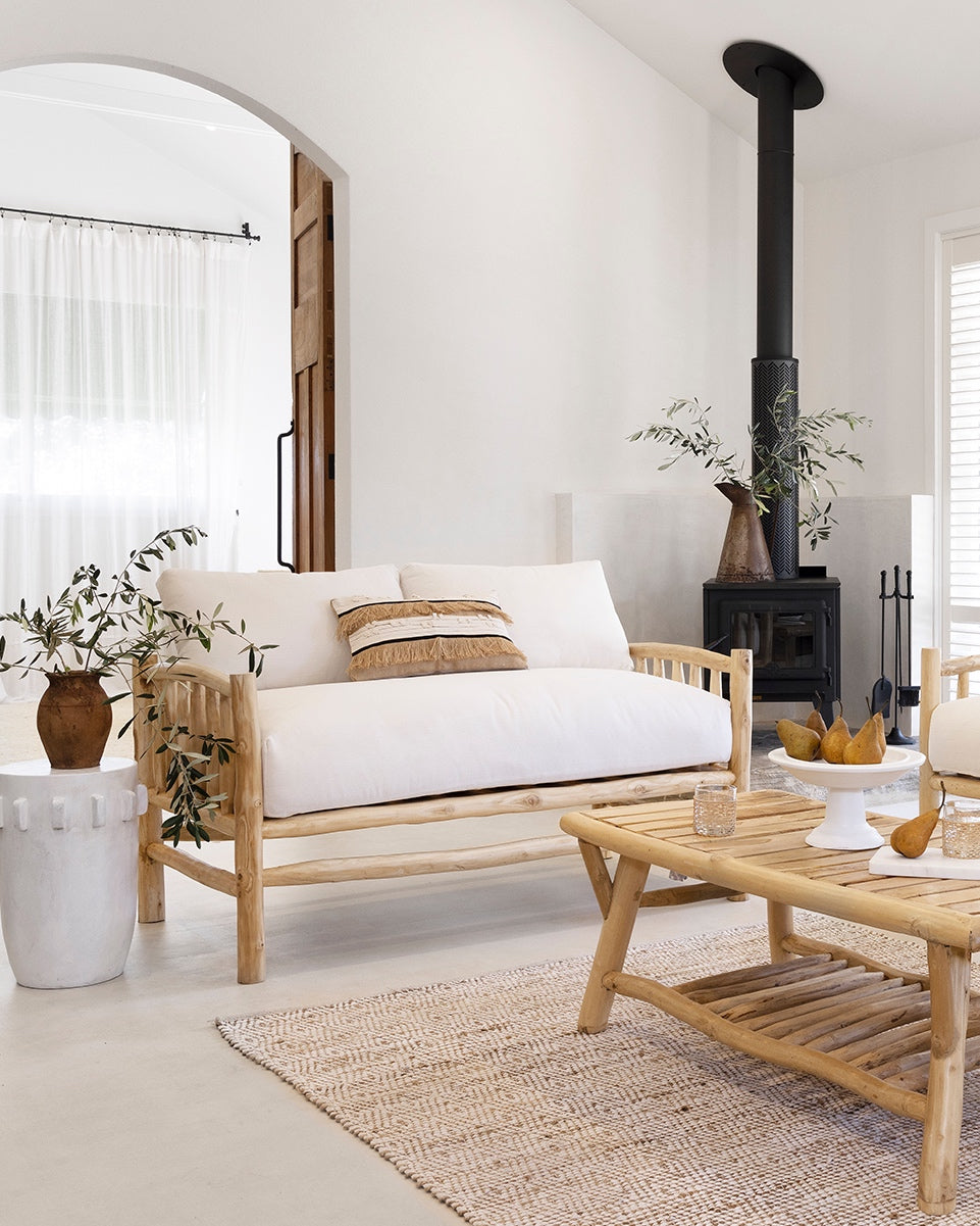 Nusa Teak Branch Sofa - 2 Seater | 140cm long