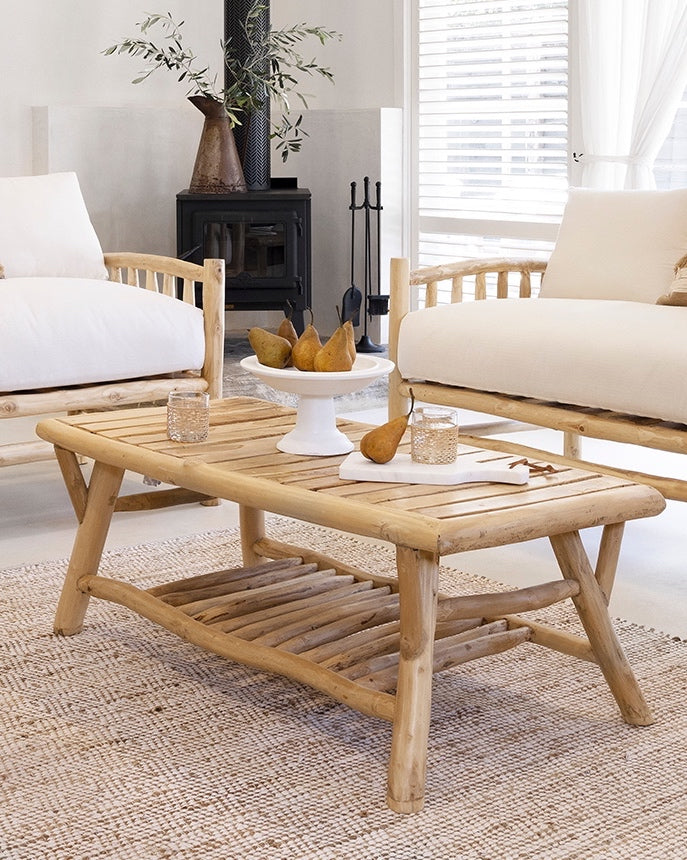 Flores Teak Branch Coffee Table | 120cm long