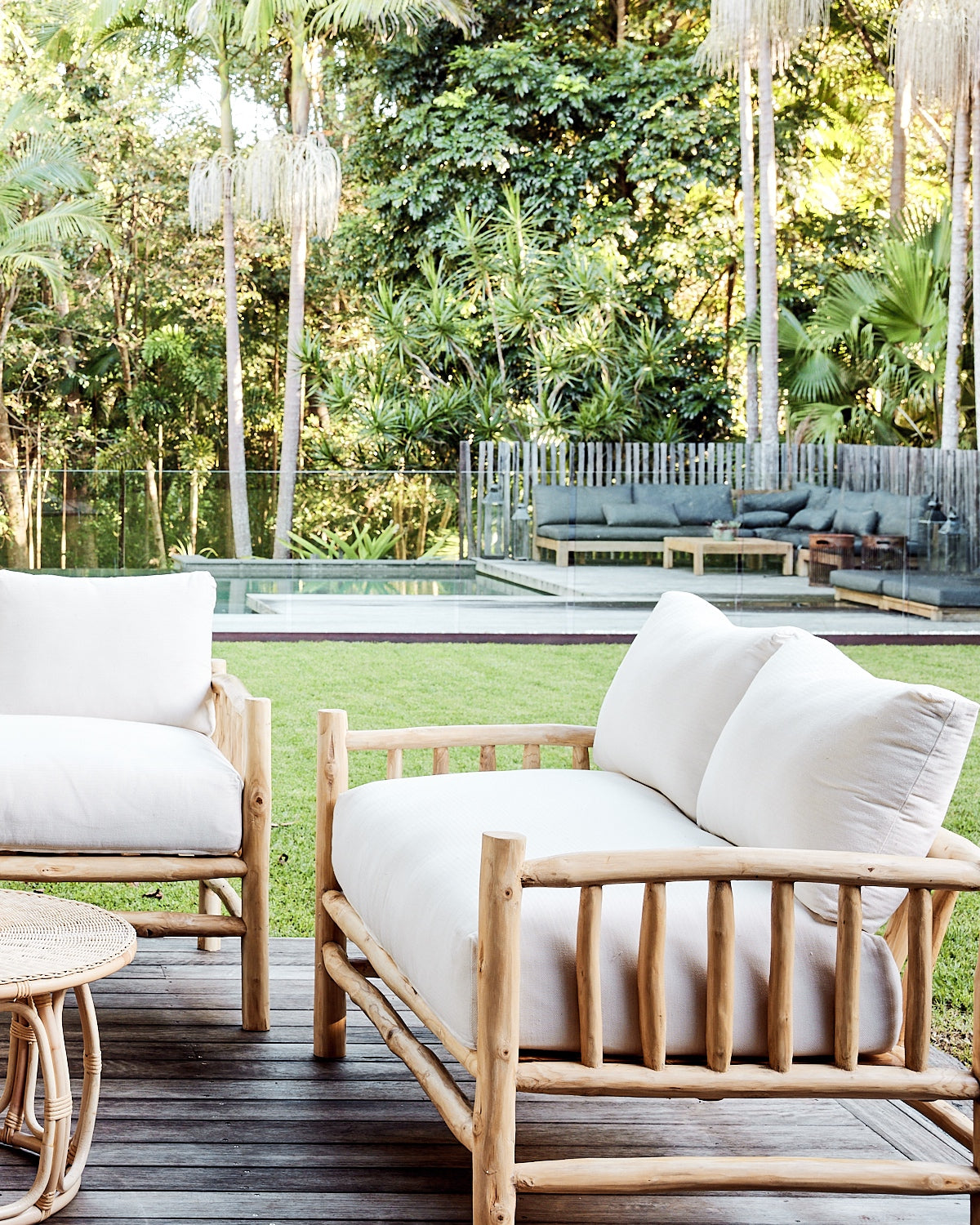 Nusa Teak Branch Sofa - 2 Seater | 140cm long