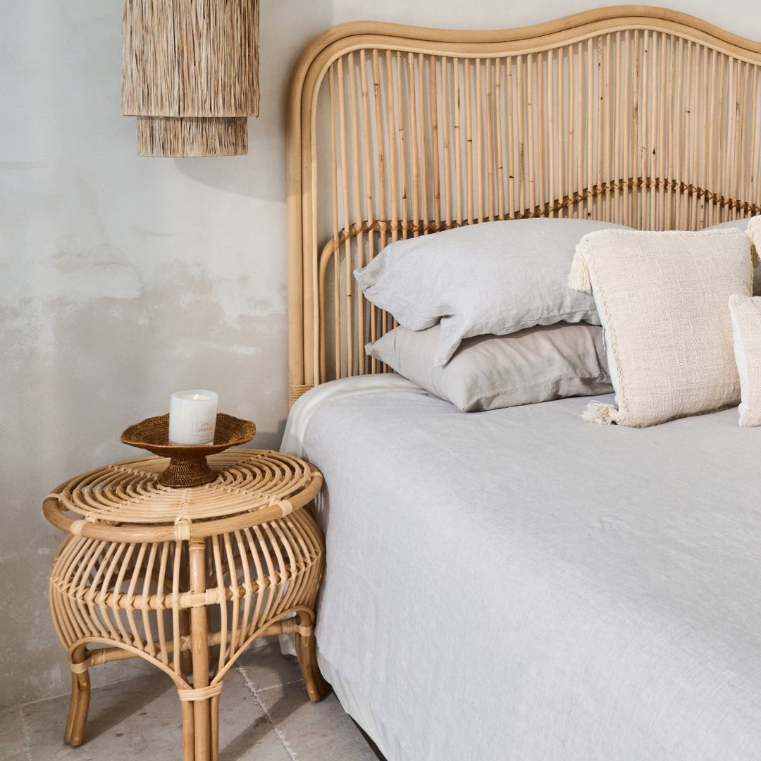 Balon Rounded Curve Design Rattan Side Table