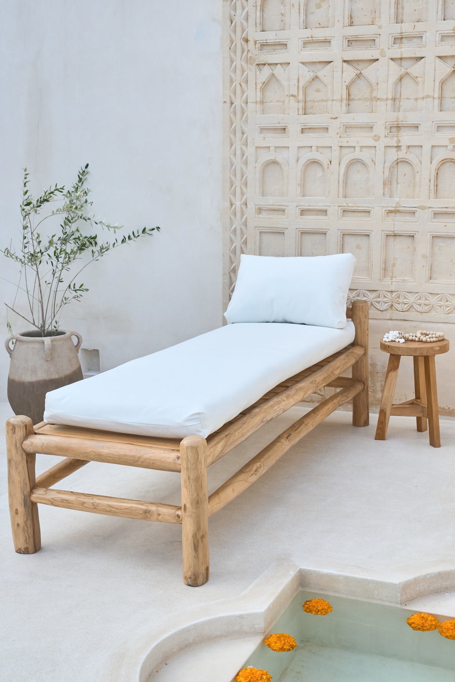 Cabang Outdoor Teak Branch Sun Lounger