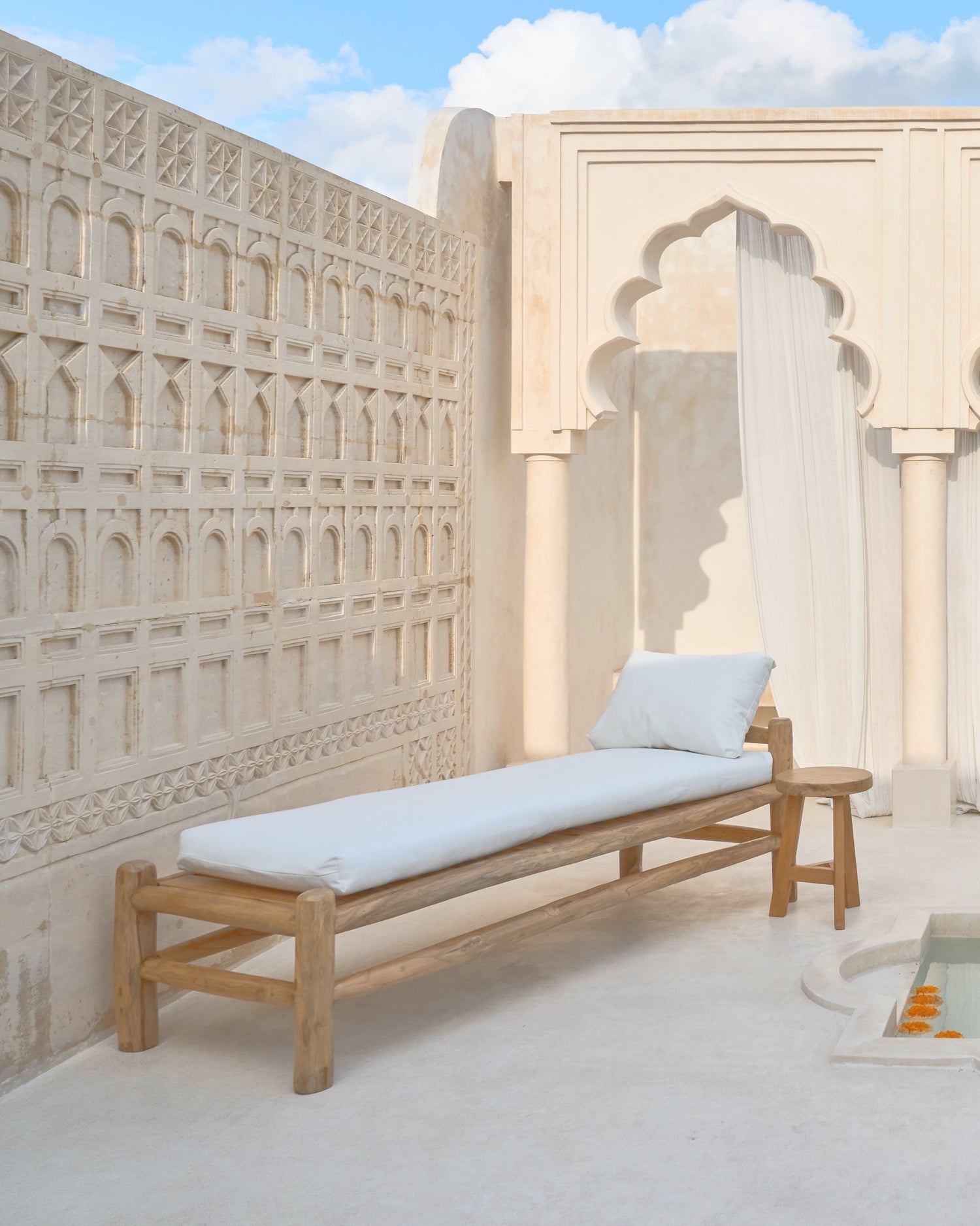 Cabang Outdoor Teak Branch Sun Lounger