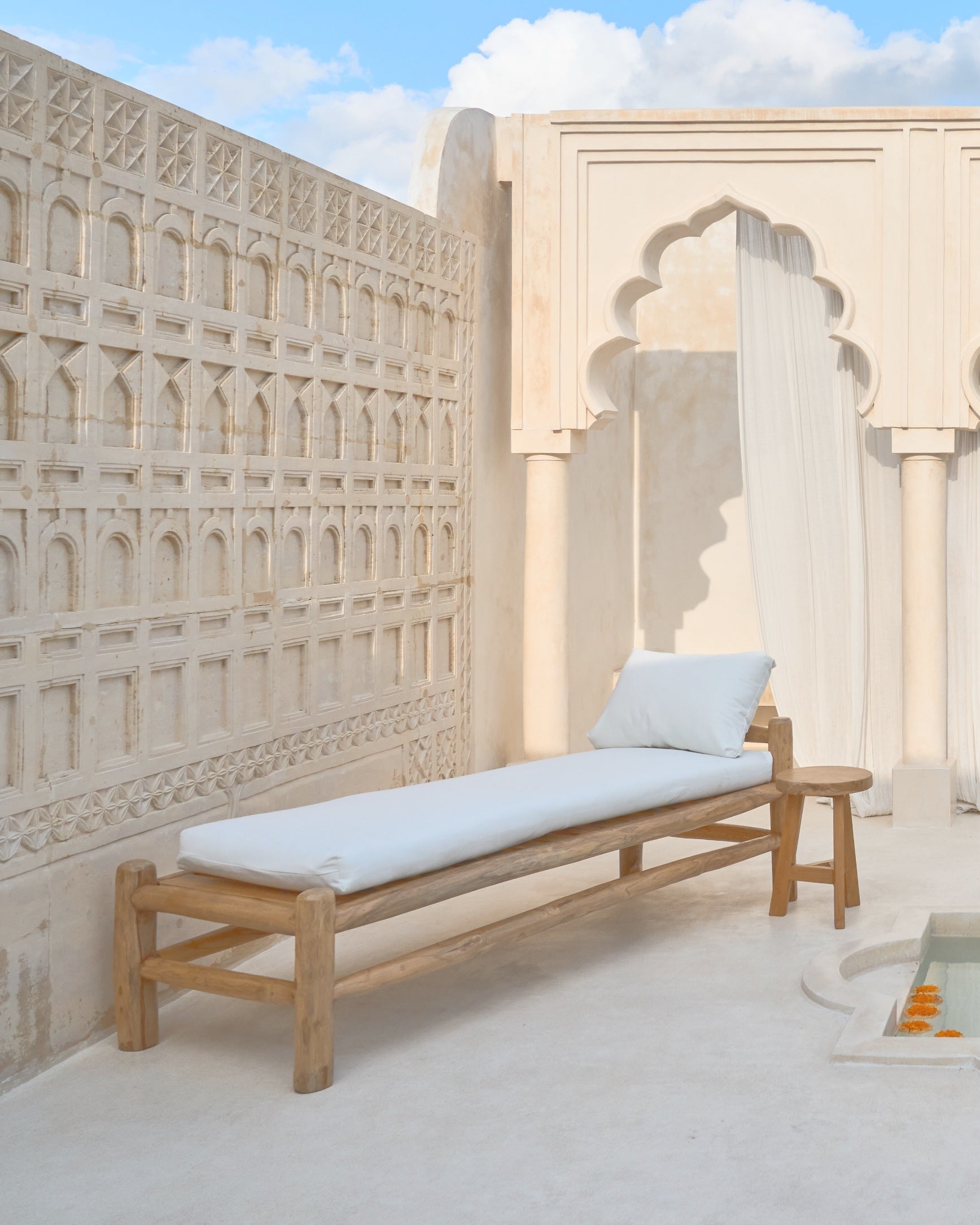 Cabang Outdoor Teak Branch Sun Lounger