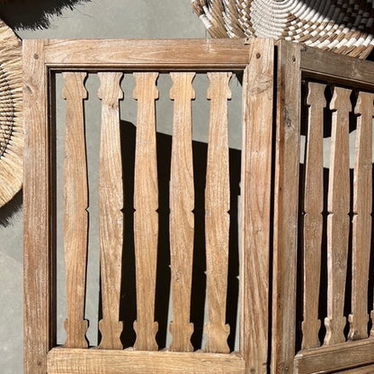 JIWA Tinggi Tall Vintage Original Teak Screen