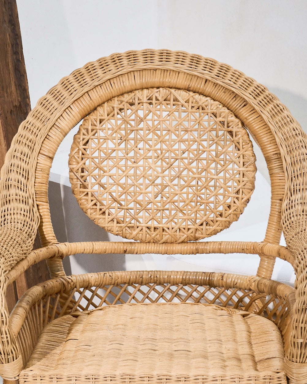 Kebun Weave Rattan Dining + Occasional Chair with seat cushion