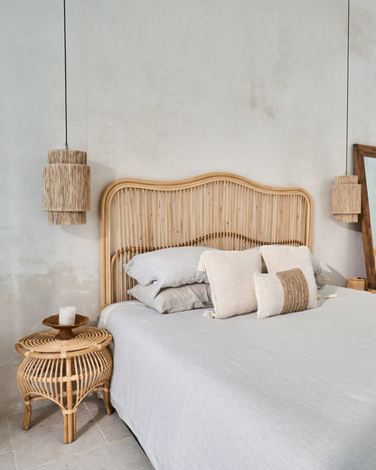 Balon Rounded Curve Design Rattan Side Table