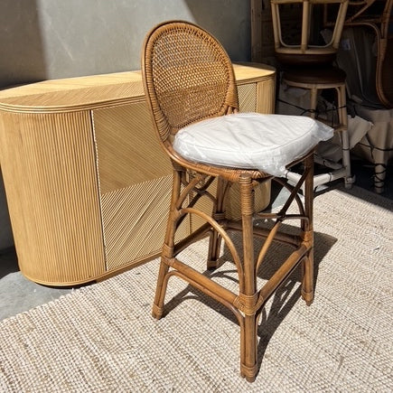 Sumatra Rattan Dining Stools with seat cushion - coming soon preview