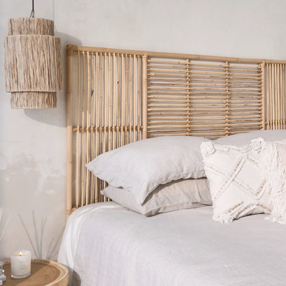 Sumba Rattan Panel Bedhead - King, Queen, Double