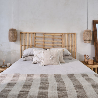 Sumba Rattan Panel Bedhead - King, Queen, Double