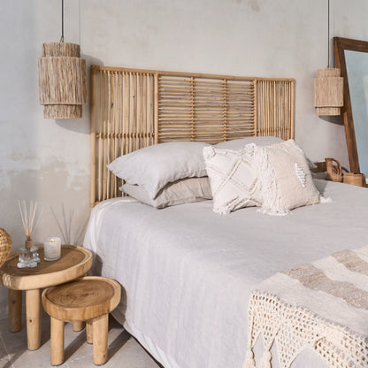 Sumba Rattan Panel Bedhead - King, Queen, Double