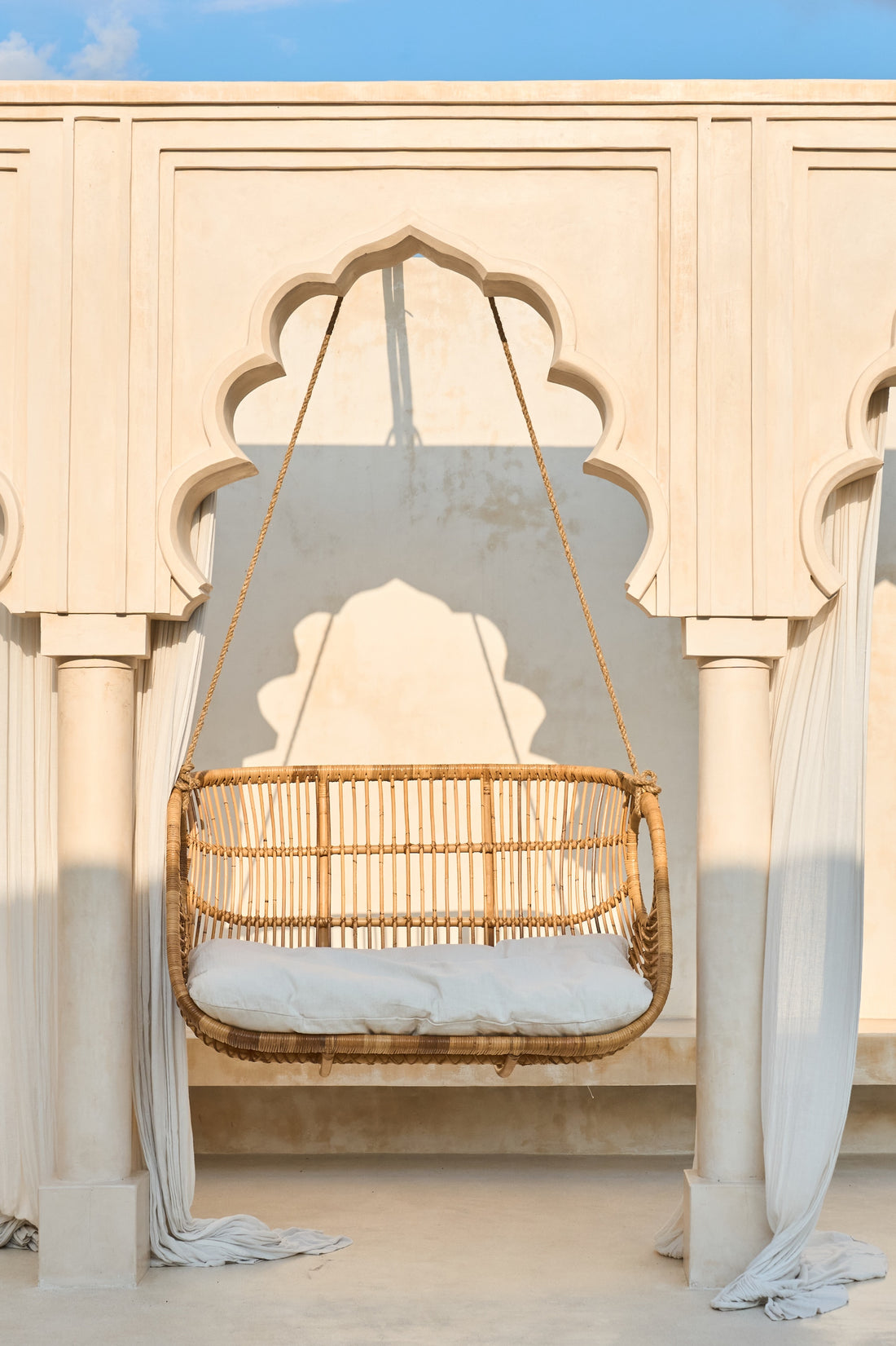 Teman Double Hanging Chair - Natural