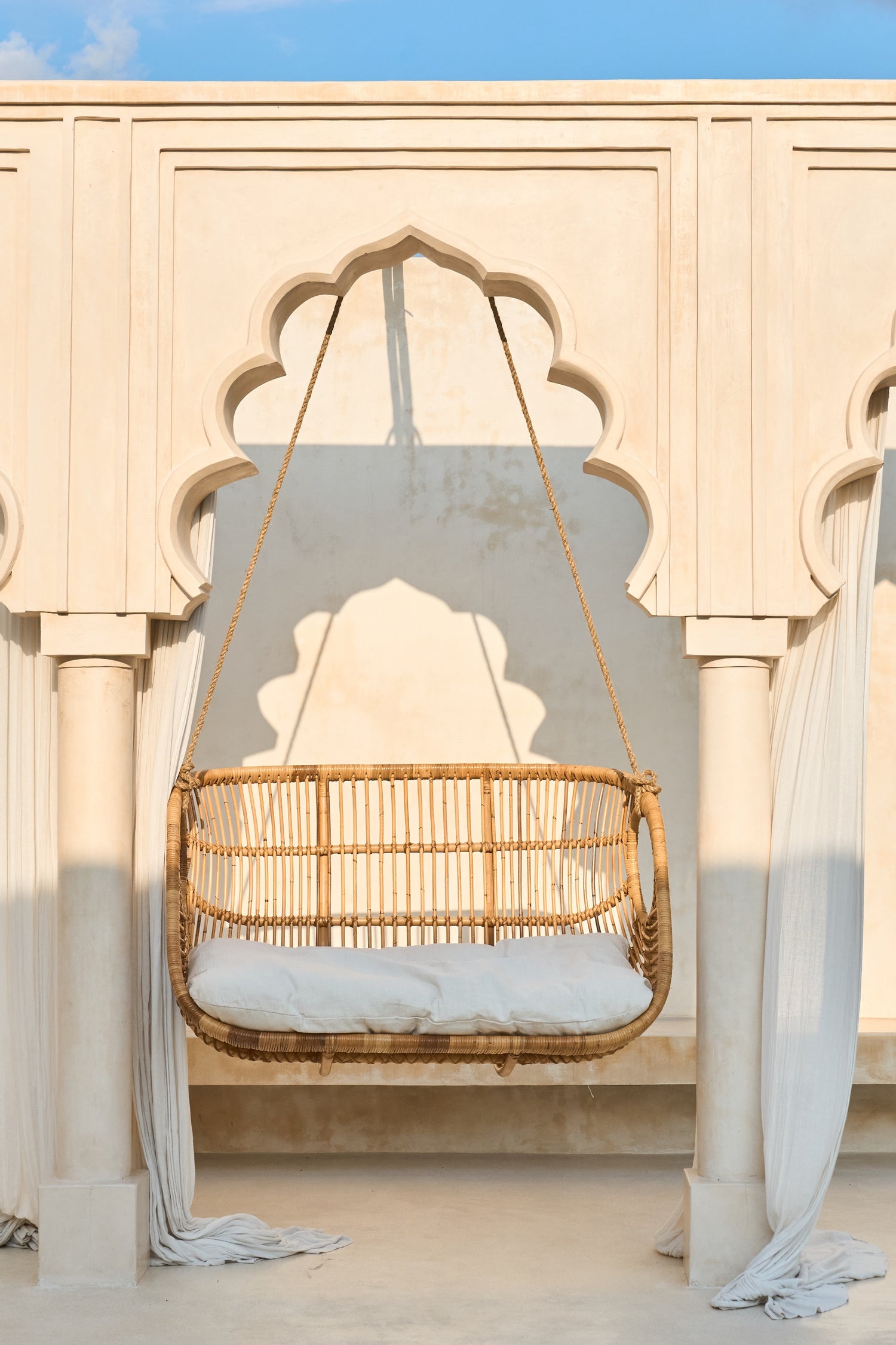 Teman Double Hanging Chair - Natural