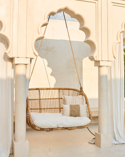Teman Double Hanging Chair - Natural