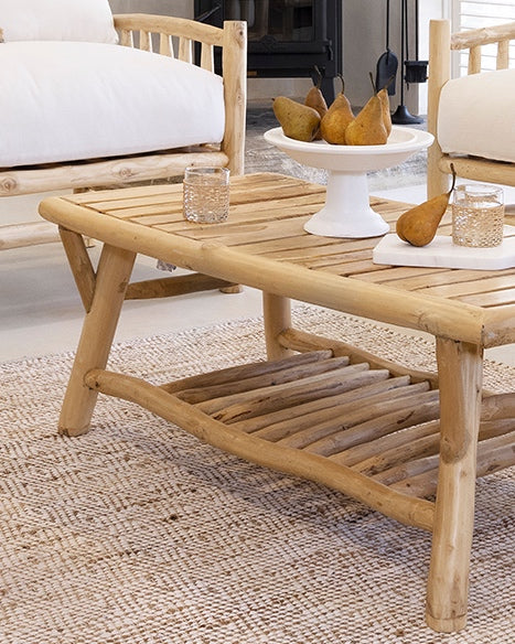 Flores Teak Branch Coffee Table | 120cm long